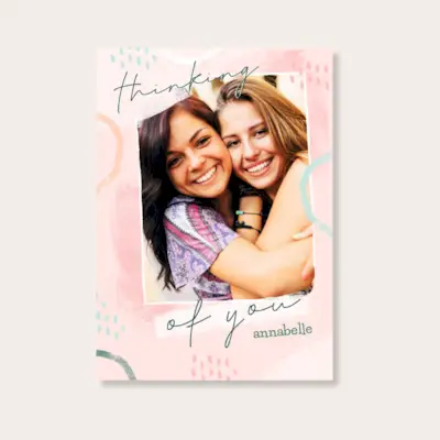 Targeta de càrrega de fotos Pensant en tu