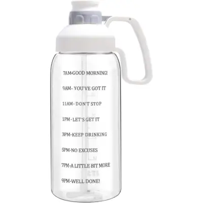 64 oz. Ampolla d'aigua motivacional