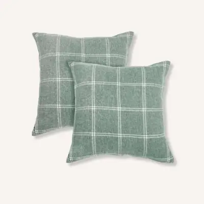 Kudottu heittotyynysetti