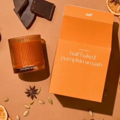 Svíčka napůl upečená dýně Smash