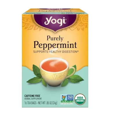 Thé à la menthe poivrée