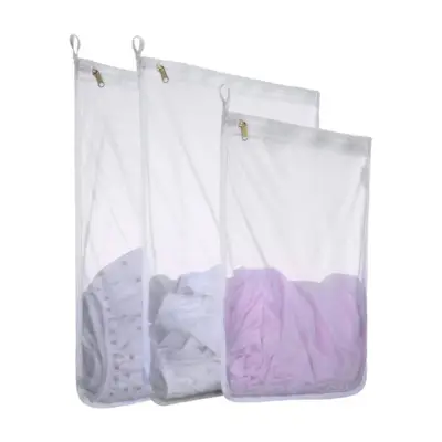 Sac à linge de voyage en maille