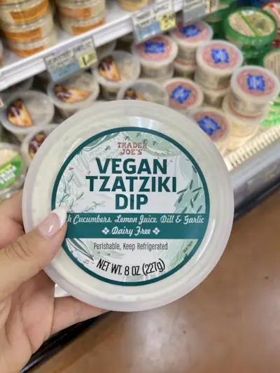 prekybininkas Joes vegan tzatziki dip