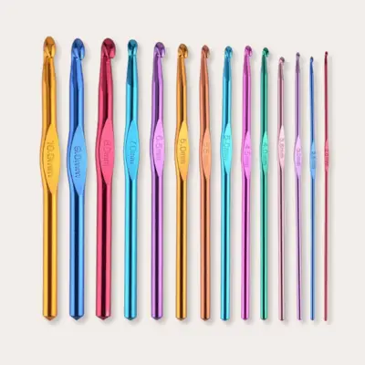 Crochets en aluminium multicolores