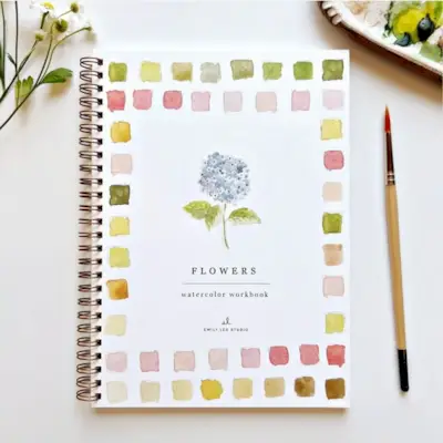 Cahier d'exercices aquarelle