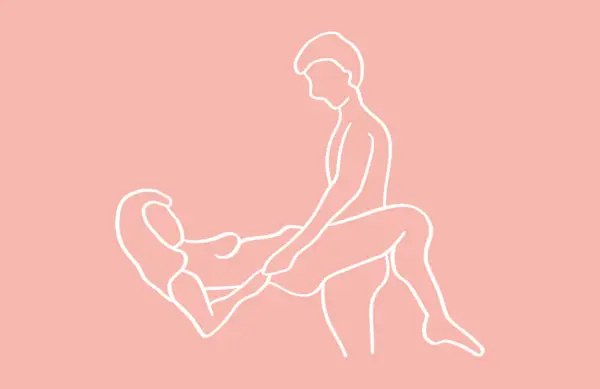 Szexuális pozíciók – fekvés az ágy szélén